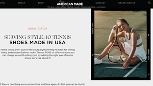 Serving Style: 10 Tennis Shoes Made in USA - Miss American Made - tennis shoes made in usa