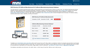 2025 Directory Of California Manufacturers® & California ... - Mni.net - manufacturing companies in california usa