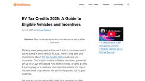 EV Tax Credits 2025: A Guide to Eligible Vehicles and Incentives - electric suv tax credit eligibility usa