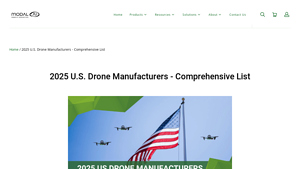 2025 U.S. Drone Manufacturers - Comprehensive List - drone manufacturers in usa