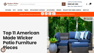 Top 11 American Made Wicker Patio Furniture Pieces - Modern Wicker - outdoor furniture made in usa