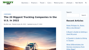 The 20 Biggest Trucking Companies in the U.S. in 2022 - Money Inc - big trucking companies in usa