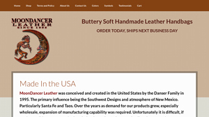 Made In the USA - Moondancer Leather - leather handbags made in usa