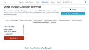 United States Solar Energy Companies - Top Company List - biggest solar companies in usa