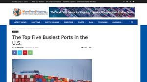 The Top Five Busiest Ports in the U.S. - More Than Shipping - busiest port in usa