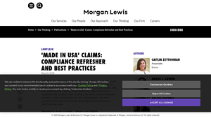 'Made in USA' Claims: Compliance Refresher and Best Practices - made in usa qualifications