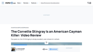 The Corvette Stingray Is an American Cayman Killer: Video Review - corvette usa
