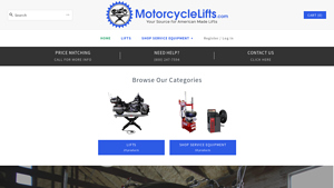 MotorcycleLifts.com | American Made Motorcycle ATV Trike & UTV Lifts - jack made in usa