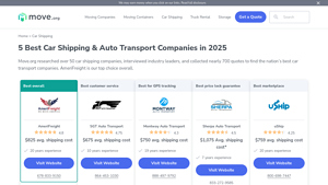 Top 5 Best Car Shipping and Auto Transport Companies in 2025 - usa transport