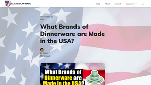 What Brands of Dinnerware are Made in the USA? - dishware made in usa