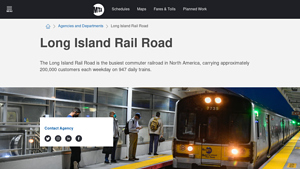Long Island Rail Road - MTA - busiest port in usa