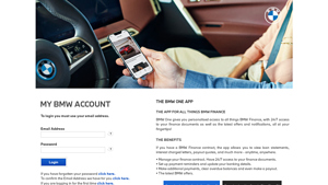 My BMW Account - Login - bmw financial services address usa