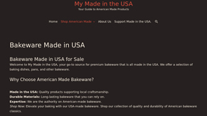 Bakeware Made in USA • Your Guide to American Made Products - bakeware made in the usa