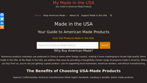 My Made in the USA • Your Guide to American Made Products - made in usa products website