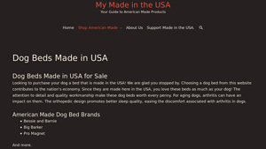 Dog Beds Made in USA • Your Guide to American Made Products - dog beds made in the usa