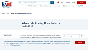 Who Are the Leading Home Builders in the U.S.? | NAHB - biggest home builder in usa