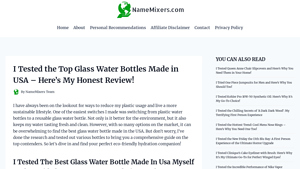 I Tested the Top Glass Water Bottles Made in USA - Here's My Honest Review! - glass water bottle made in usa