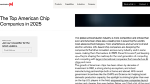 The Top American Chip Companies in 2025 for Semiconductors - new chip manufacturers in usa