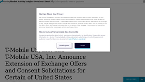 T-Mobile US, Inc. and T-Mobile USA, Inc. Announce Extension of Exchange ... - t mobile usa inc