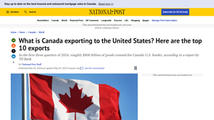 What is the U.S. getting from Canada as trade war heats up ... - canadian exports to usa