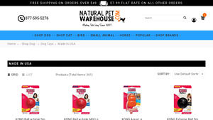 Quality Dog Toys Made in USA | naturalpetwarehouse.com - dog toys made in usa