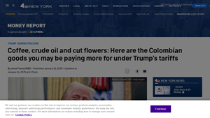 Coffee, crude oil and cut flowers: Here are the ... - NBC New York - colombia exports to usa
