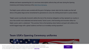 2024 Paris Olympics: Team USA uniforms for Opening and Closing ... - team usa olympic clothing