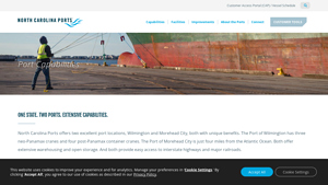 Port Capabilities - NC Ports - main ports of usa
