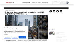 7 Biggest Construction Projects in the USA Right Now; 2025 Review - largest building in usa