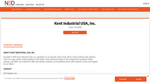 Kent Industrial USA, Inc. - New Equipment Digest - kent industrial usa inc