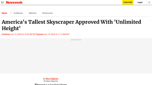 America's Tallest Skyscraper Approved With 'Unlimited Height' - what is the tallest building in the usa