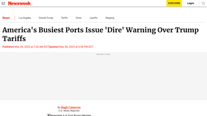 America's Busiest Ports Issue 'Dire' Warning Over Trump Tariffs - busiest port in usa