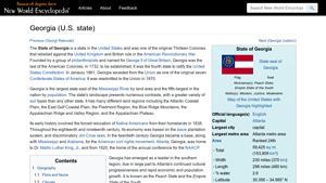Georgia (U.S. state) - New World Encyclopedia - parts of georgia usa