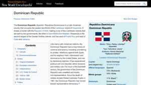 Dominican Republic - New World Encyclopedia - dominican republic part of usa