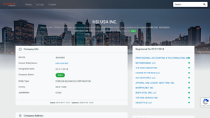 HSI USA INC. - New York Company - hsi usa inc