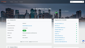 YUNEXPRESS USA, INC. - New York Company - yunexpress usa inc