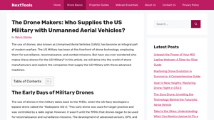 The Drone Makers: Who Supplies the US Military with Unmanned Aerial ... - drone manufacturers in usa