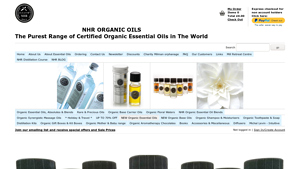 NHR Organic Essential Oils - Index - essential oils usa