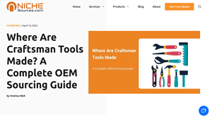 Where Are Craftsman Tools Made? A Complete OEM Sourcing Guide - craftsman made in usa