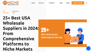 25+ Best USA Wholesale Suppliers in 2024: From ... - NicheSources - usa wholesale supply