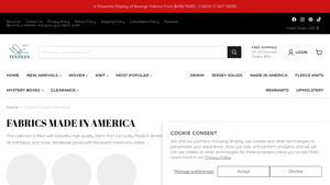 Fabrics Made In America - Nick Of Time Textiles - fabric manufacturers usa