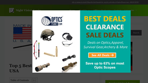 Top 5 Best Rifle Scopes Made in the USA - Night Vision Equip - rifle scopes made in usa