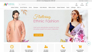 Nihal Fashions - best place to buy indian clothes online in usa