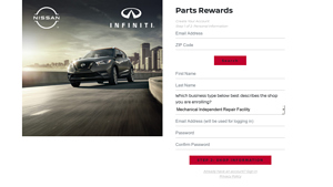 Nissan Rewards - nissan usa parts