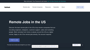 Remote Jobs in the US - NoDesk - usa company job apply online