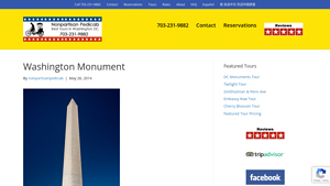 Washington Monument - Nonpartisan Pedicab - tallest monument in usa