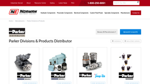 Parker Divisions & Products Distributor - Norman Equipment Company - parker distributors in usa