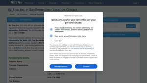 Kci Usa, Inc. in San Bernardino - Location, Contact - kci usa inc