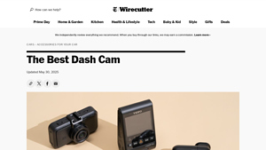 The 2 Best Dash Cams of 2025 | Reviews by Wirecutter - dash cam made in usa