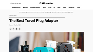 The Best Travel Plug Adapter of 2025 | Reviews by Wirecutter - electric plug adaptors for usa